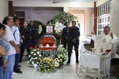 El velorio de Tomás Hernández, en Acapulco.