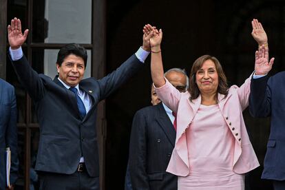 Alianza del Pacífico: El presidente y la vicepresidenta de Perú, Pedro Castillo y Dina Boluarte