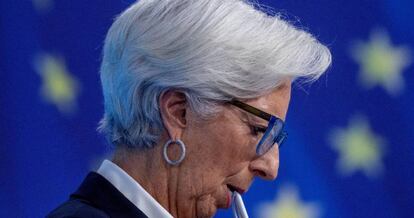 Christine Lagarde, presidenta del BCE. 