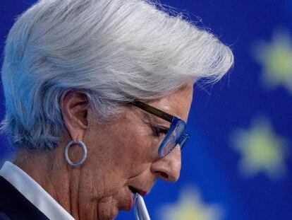 Christine Lagarde, presidenta del BCE. 