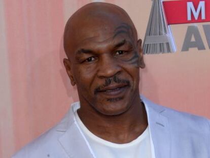 Mike Tyson en los iHeartRadio Music Awards.