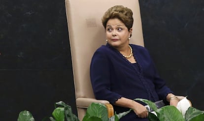 Dilma Rousseff, este martes en Naciones Unidas.
