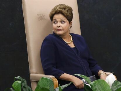 Dilma Rousseff, este martes en Naciones Unidas.