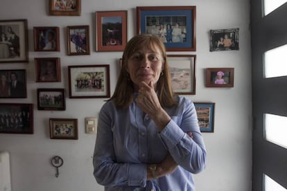 Tatiana Clouthier, en su casa en Monterrey, el pasado marzo.