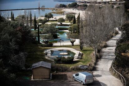 Isla de Valdecañas en El Gordo, Cáceres.