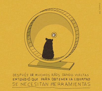 Viñeta de Riki Blanco del 5 de agosto de 2025.
