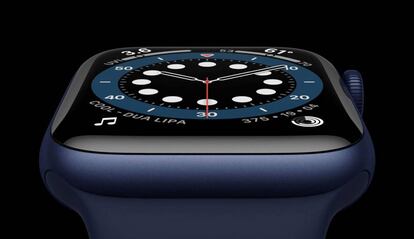 Nuevo Apple Watch Series 6 azul.