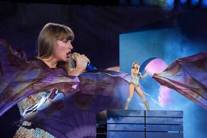 Taylor Swift, a su salida al escenario en el concierto del 6 de diciembre en Vancouver.