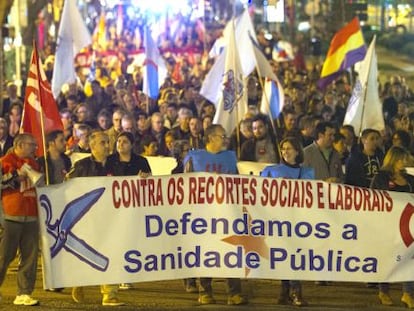 Manifestación en Vigo