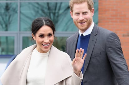 Enrique de Inglaterra y Meghan Markle.