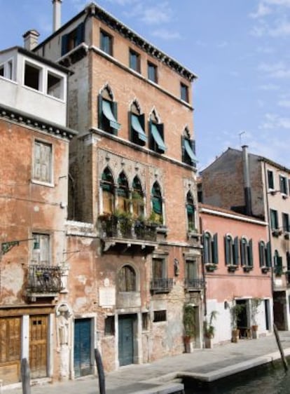 Fachada de la casa de Tintoretto (Fondamente dei Mori), muy cercana a su 'bottega' (taller).