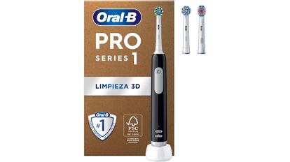 La exclusiva tecnología de limpieza 3D de Oral-B: oscila, rota y pulsa para eliminar hasta un 100 % más de placa.