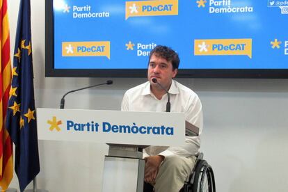 El presidente del PDeCAT, David Bonheví.