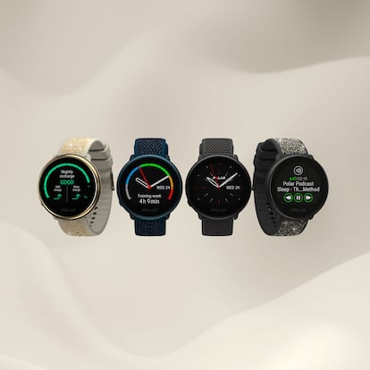 Polar Ignite 2 incluye correas intercambiables de silicona, purpurina, textil o embellecidas con cristales de Swarovski®.