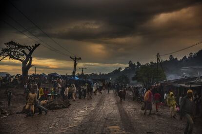 Caminos rurales hundidos en barro llevan hasta los alrededores del poblado de Mejo, en la woreda de Aroresa, al sureste de Etiopía.