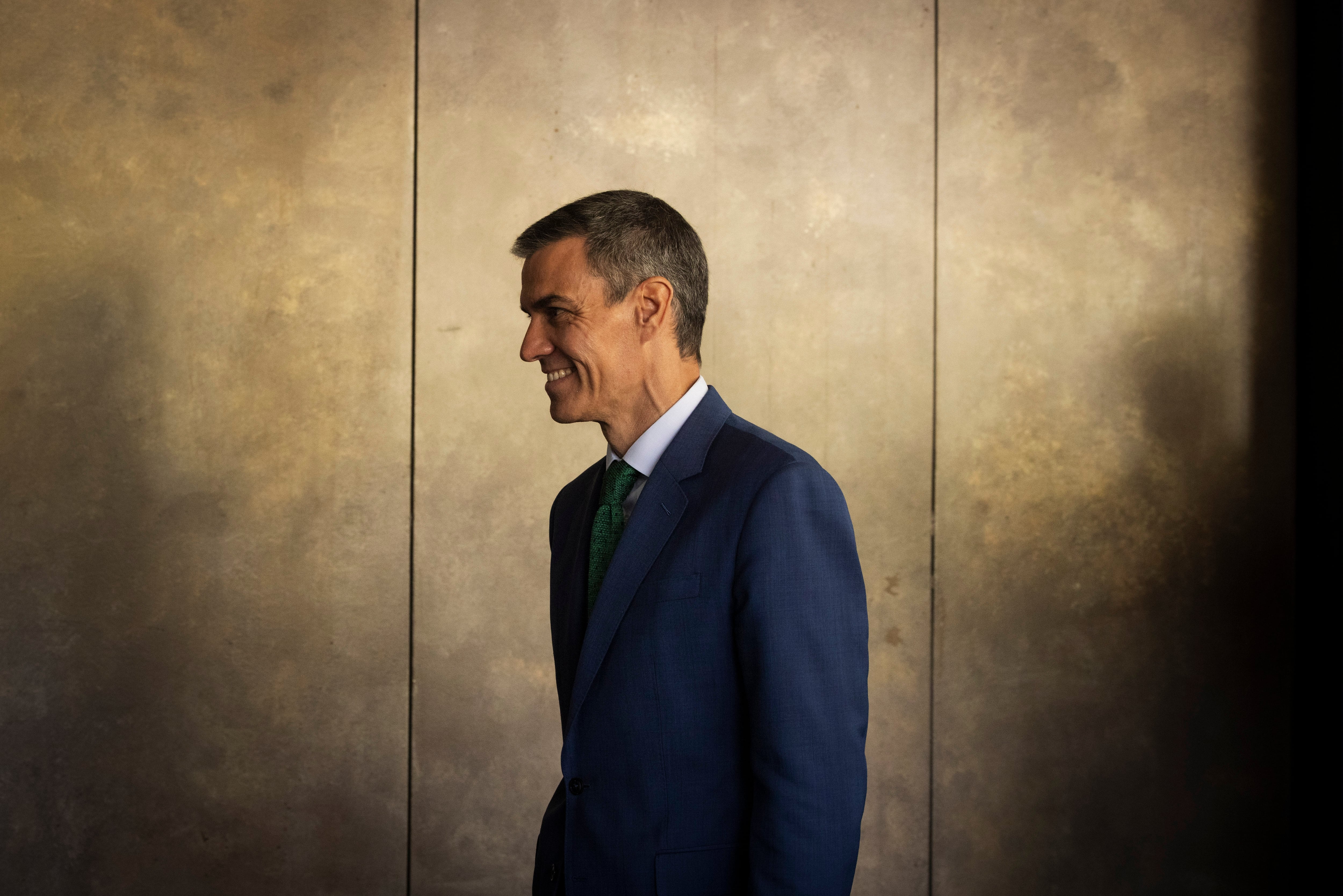 Pedro Sánchez, durante un acto en el Cercle d´Economía, este miércoles. 
