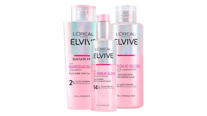 El tratamiento de L’Oréal Glycolic Gloss​ para cabello apagado que arrasa en Amazon.
