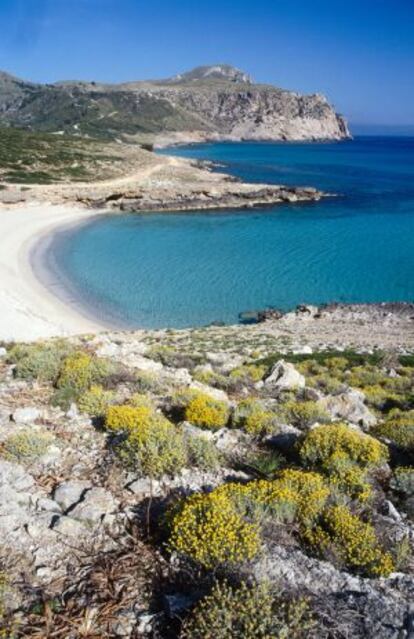 Playa de Sa Font Celada, en Artà (Mallorca).