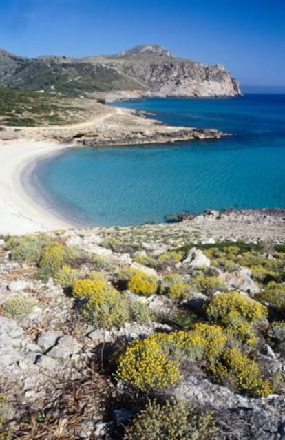 Playa de Sa Font Celada, en Artà (Mallorca).