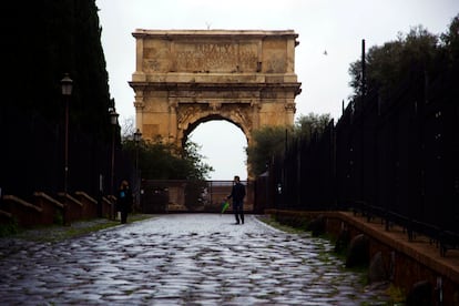 Foto del Parque Arqueológico del Coliseo tomada el pasado mes de marzo antes de que cerrara sus puertas al público.