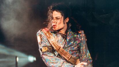 El cantante Michael Jackson en los noventa. 