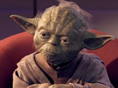 El personaje de Yoda, uno de los que m&aacute;s frases famosas tiene.