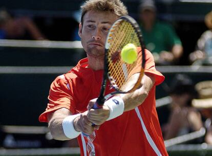 Juan Carlos Ferrero, en el torneo de Auckland