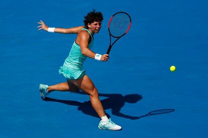 Carla Suárez, ante Kontaveit.