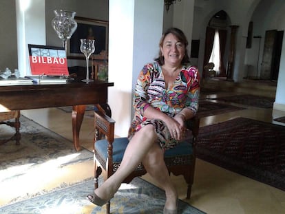 Mila Hernando, en la Embajada de España en Líbano, en 2014.