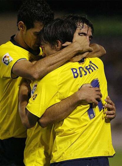 Bojan celebra su gol ante el Benidorm en la Copa del Rey