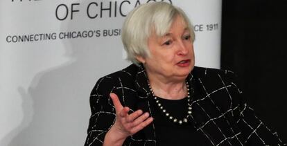 La presidenta de la Reserva Federal (Fed), Janet Yellen.