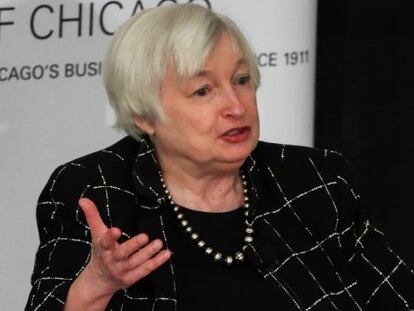 La presidenta de la Reserva Federal (Fed), Janet Yellen.