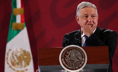 López Obrador en una conferencia de prensa el pasado viernes.