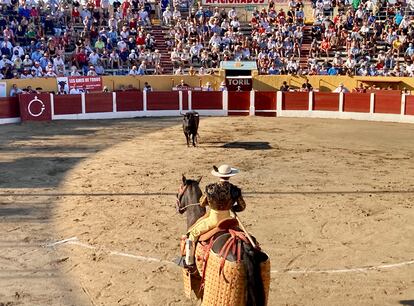 Tercio de varas del picador Jean-Loup Alliet.