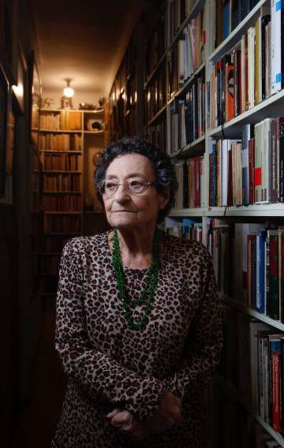 Francisca Aguirre, hoy en Madrid.