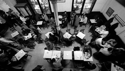 El Café Zurich de Barcelona