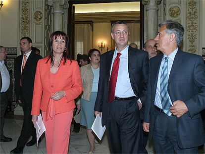 Jesús Caldera y Micaela Navarro