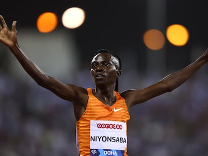 La atleta de Burundi Francine Niyonsaba, una de las favoritas de la San Silvestre Vallecana.