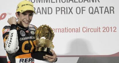 Marc Márquez celebra el triunfo
