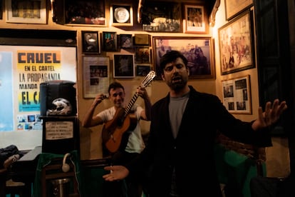 Juan Azar y David Gordon, en Buenos Aires.