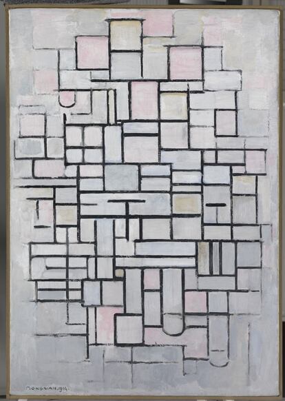 Piet Mondrian, Composición número IV, 1914. Gemeentemuseum Den Haag.