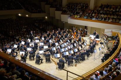 Daniele Gatti dirige la ‘Décima’ de Shostakóvich a la Filarmónica de Viena, el pasado 1 de octubre en el Auditorio Nacional.