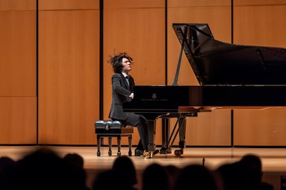 El pinaista Yunchan Lim durante la interpretación de las ’Variaciones Goldberg’ de Bach, el pasado 11 de abril en el Festival de Abu Dabi.