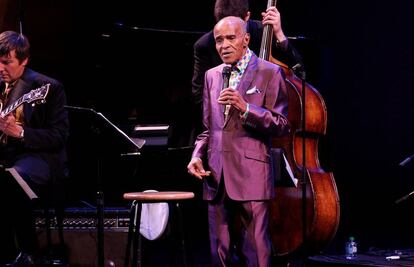 Jon Hendricks durante un concierto en Nueva York en septiembre de 2011. 