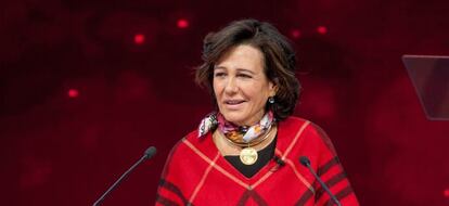 Ana Bot&iacute;n, presidenta de Banco Santander