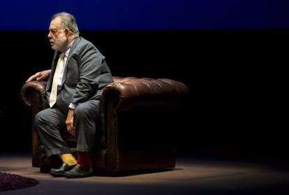 El director de cine Francis Ford Coppola durante el tributo a su obra en el evento Premio Princesa de Asturias, en Gijón.