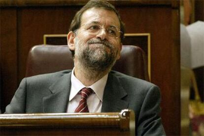 Mariano Rajoy, en un pleno del Congreso de los Diputados.