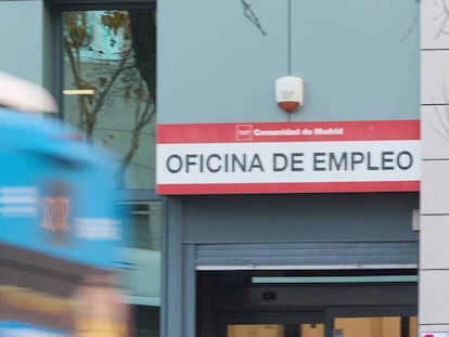 Oficina de Empleo en Madrid.