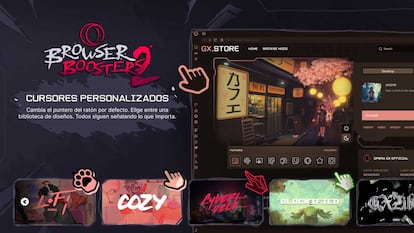 Personalización del navegador Opera GX