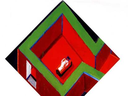<i>Habitación roja y verde con figura</i> (2006), de Juan Navarro Baldeweg.